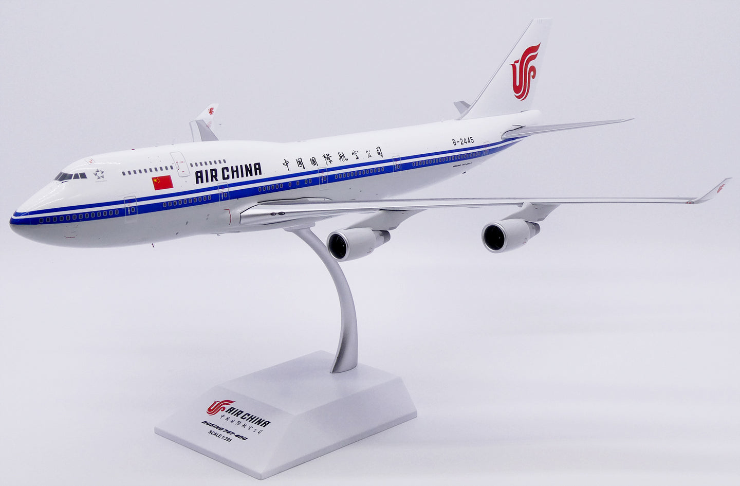 JC WINGS B747-400 AIR CHINA "LAST FLIGHT" REG: B-2445