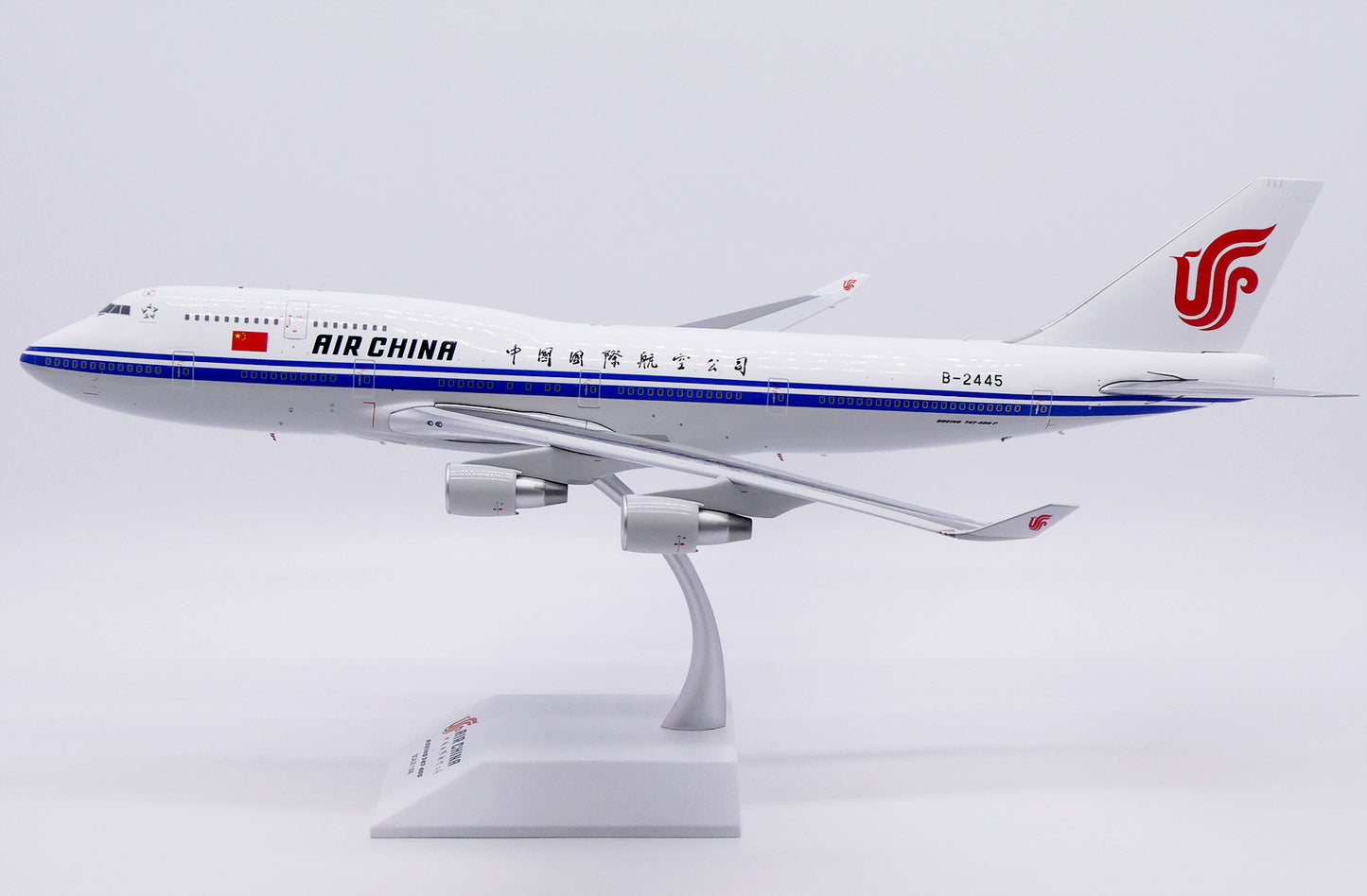 JC WINGS B747-400 AIR CHINA "LAST FLIGHT" REG: B-2445