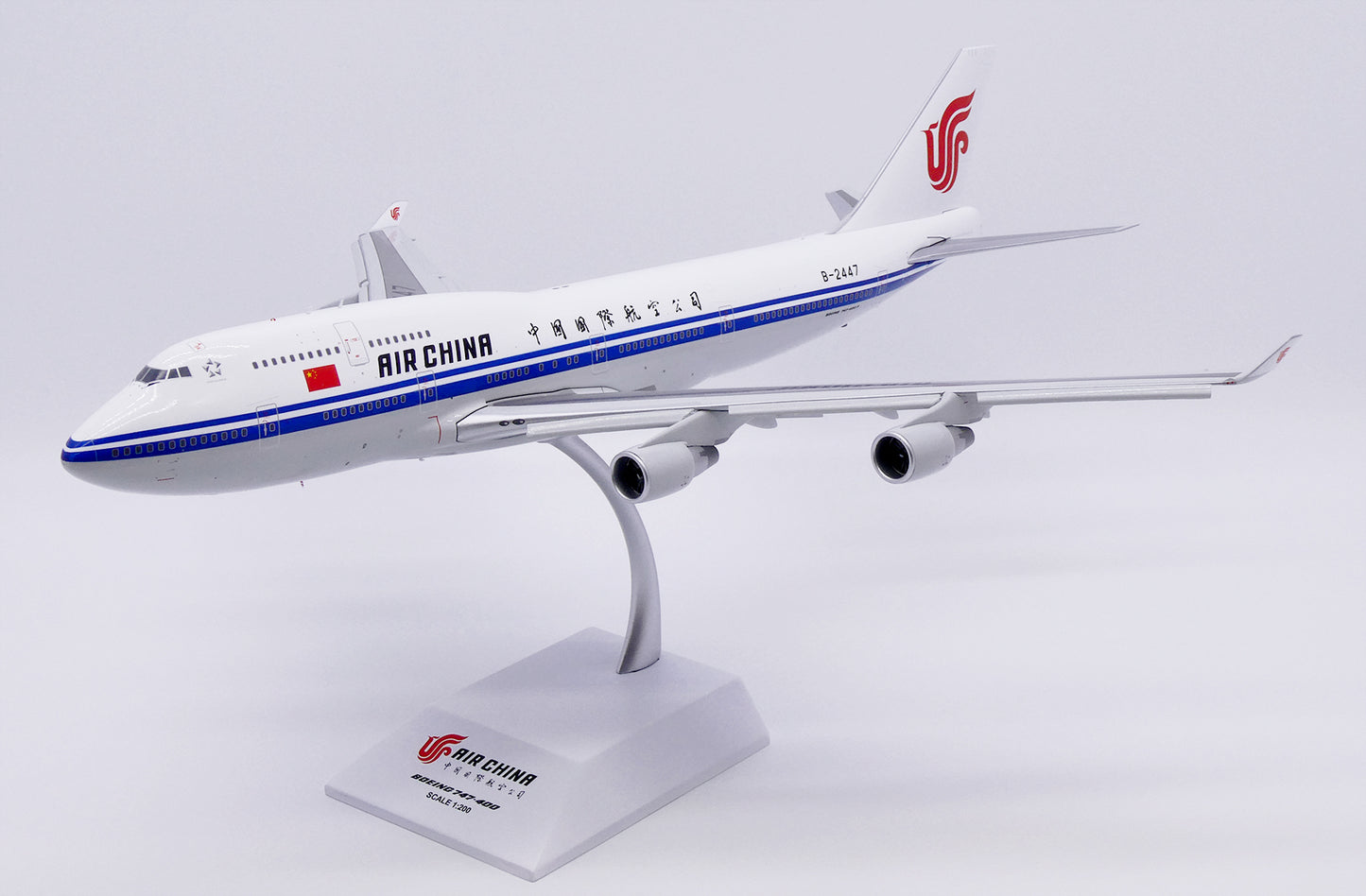 JC WINGS B747-400 AIR CHINA (FLAPS DOWN) REG: B-2447