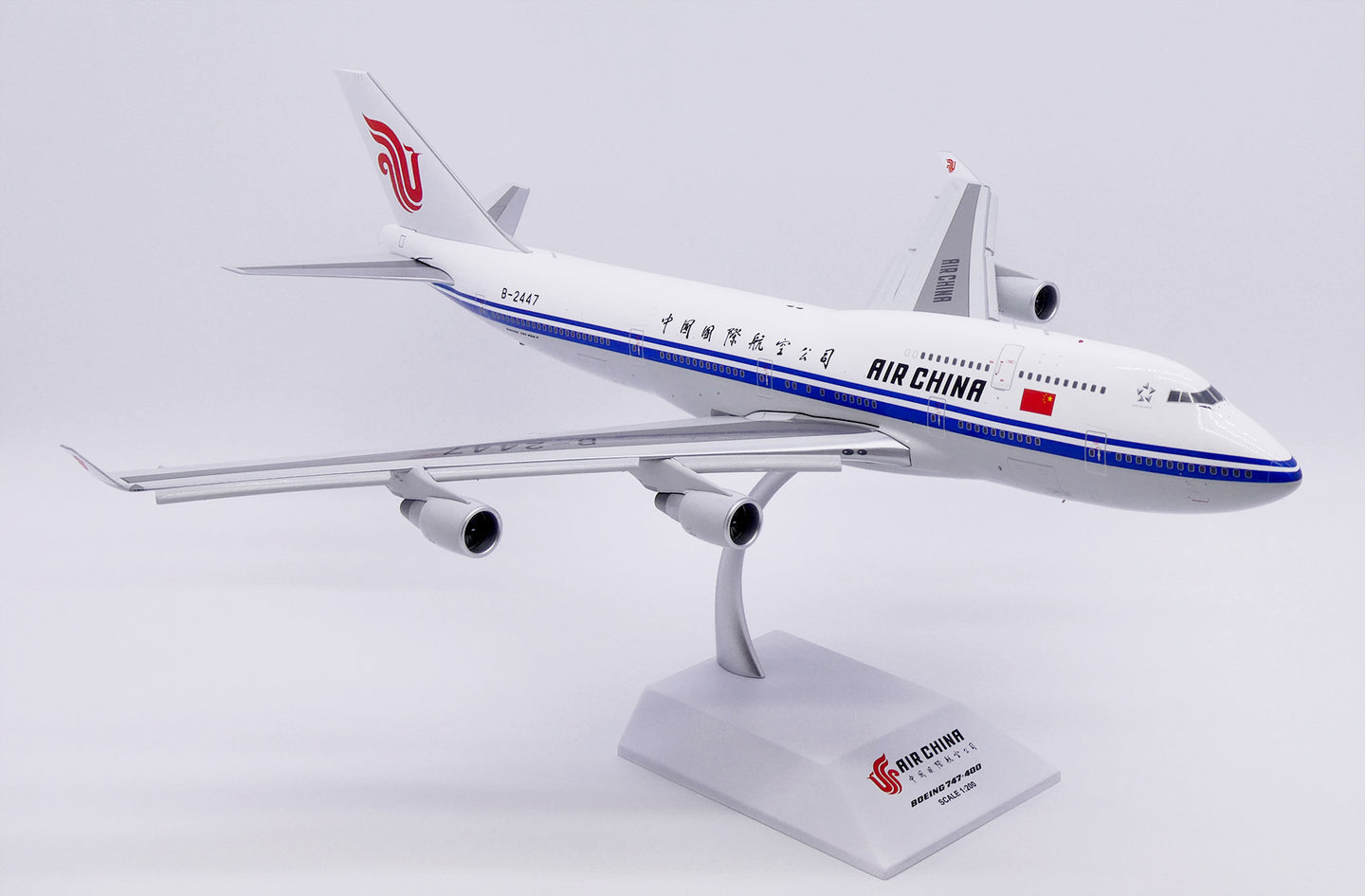 JC WINGS B747-400 AIR CHINA (FLAPS DOWN) REG: B-2447