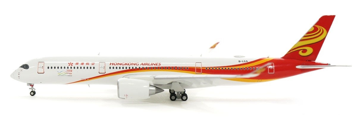 JC WINGS A350 HONG KONG AIRLINES (FLAPS DOWN) REG: B-LGA