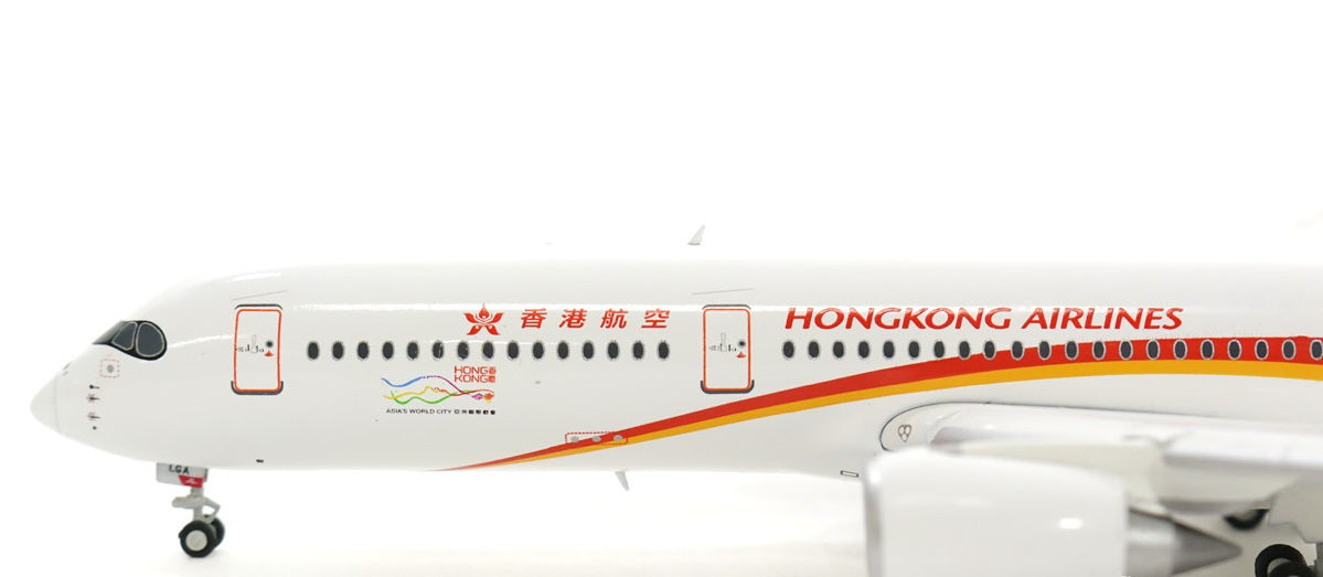 JC WINGS A350 HONG KONG AIRLINES (FLAPS DOWN) REG: B-LGA
