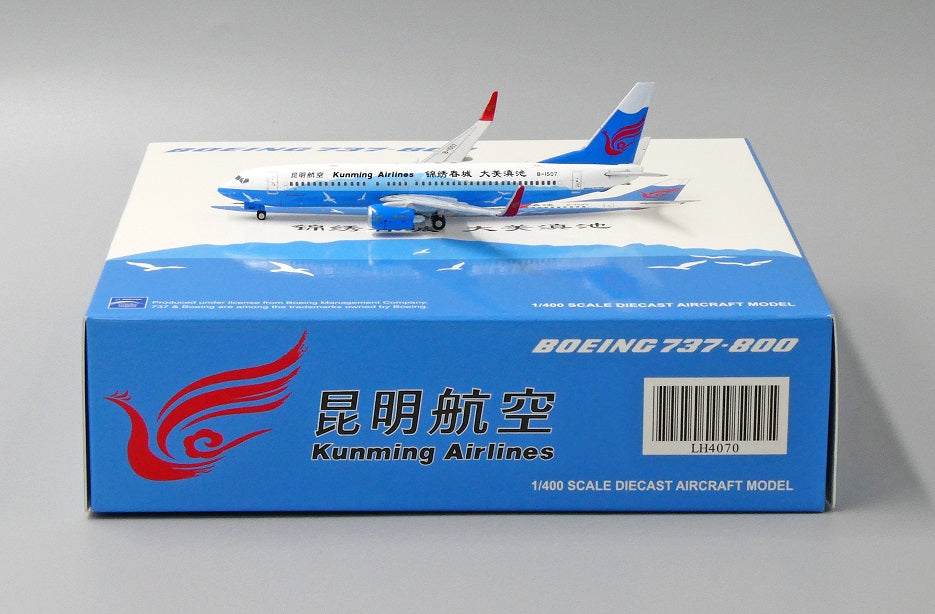 JC WINGS B737-800 KUNMING AIRLINES "DIAN LAKE" REG: B-1507