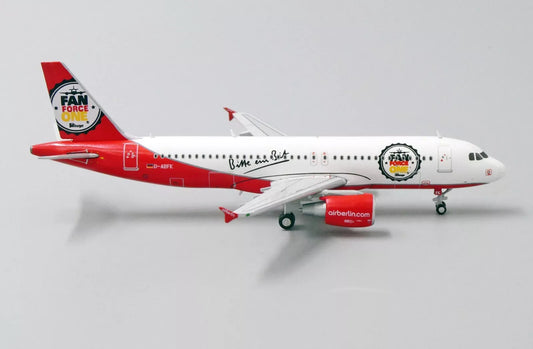 JC WINGS A320 AIR BERLIN "FAN FORCE ONE" REG: D-ABFK