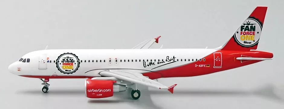 JC WINGS A320 AIR BERLIN "FAN FORCE ONE" REG: D-ABFK