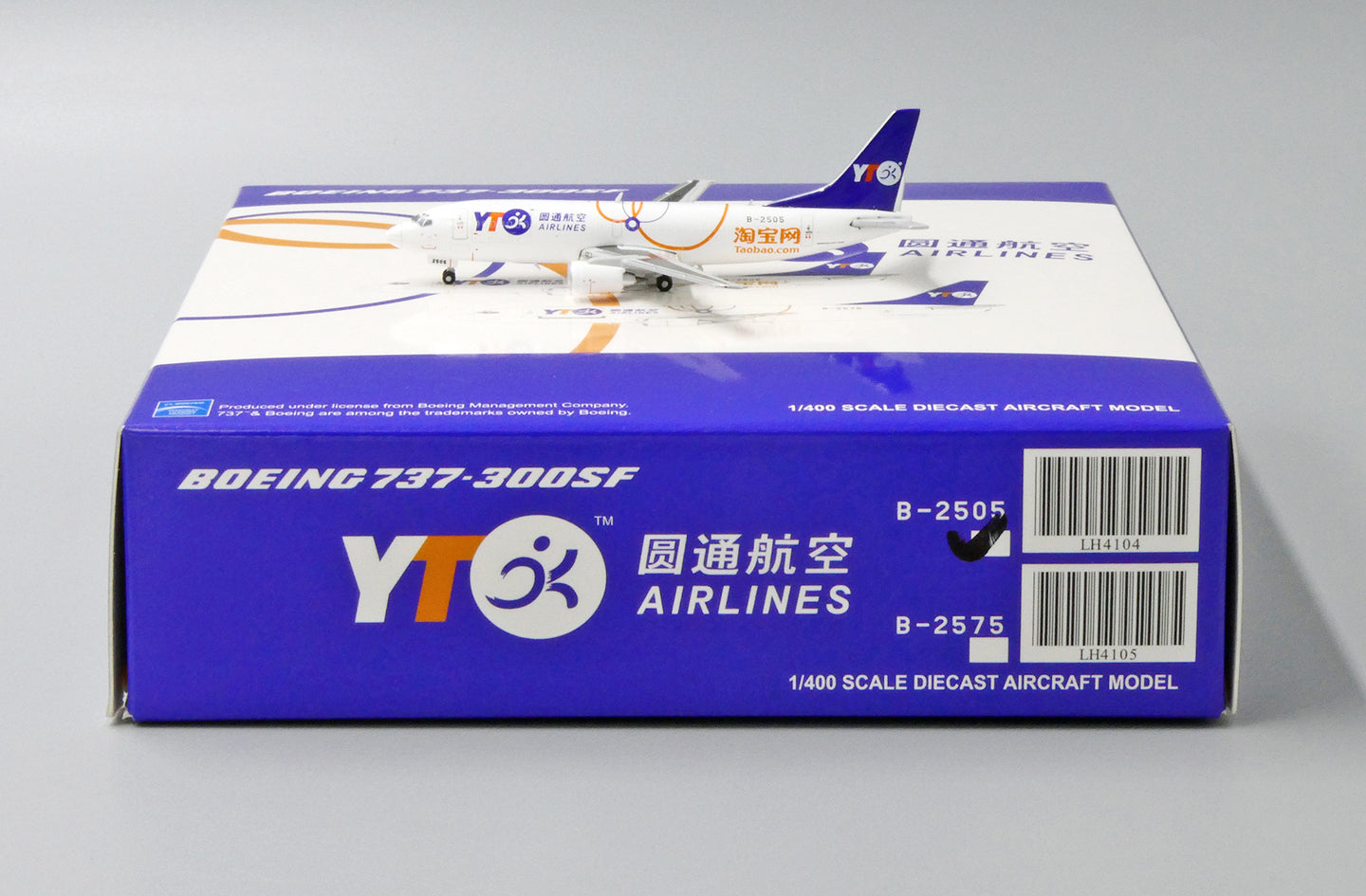 JCWINGS B737-300(SF) YTO CARGO AIRLINES REG: B-2505