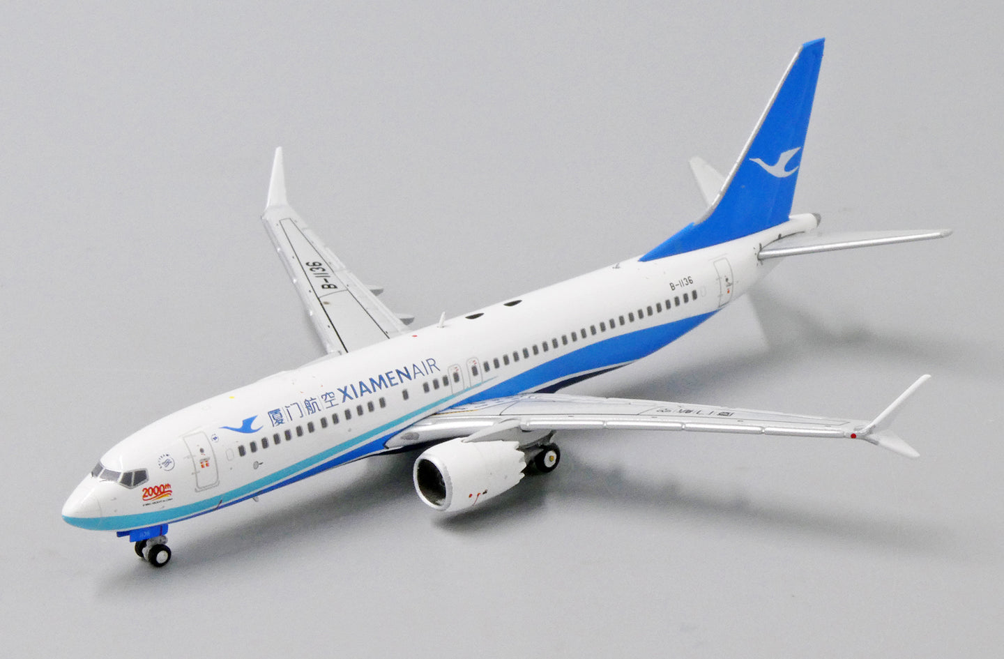 JCWINGS JXIAMEN AIRLINES B737-8 MAX REG: B-1136