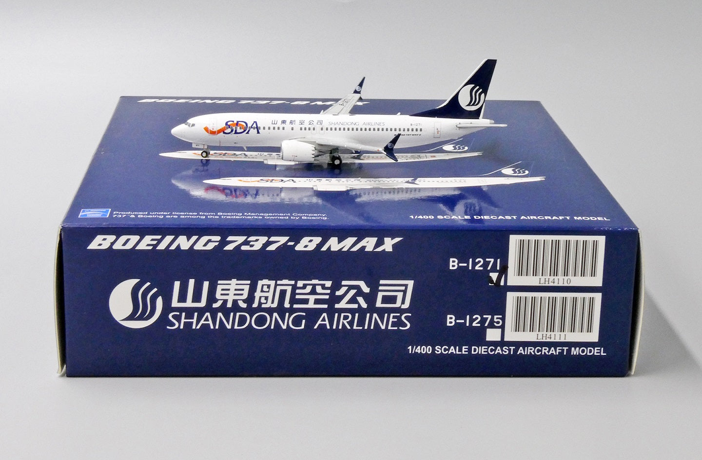 JC WINGS B737-8 MAX SHANGDONG AIRLINES REG: B-1271