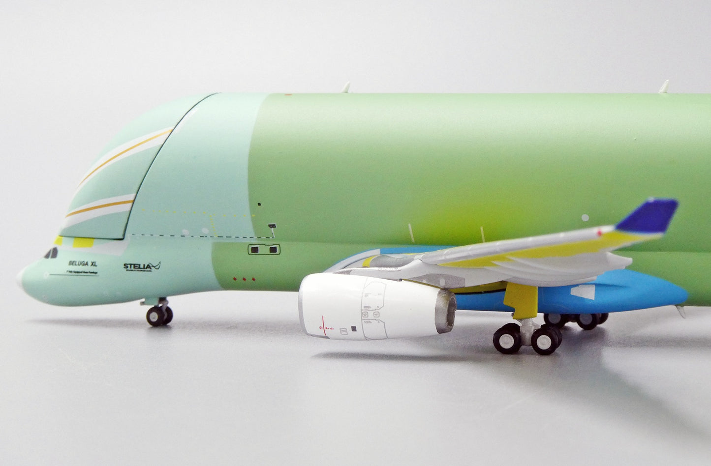 JC WINGS A330-700L AIRBUS TRANSPORT INTERNATIONAL "BARE METAL" REG: F-WBXL
