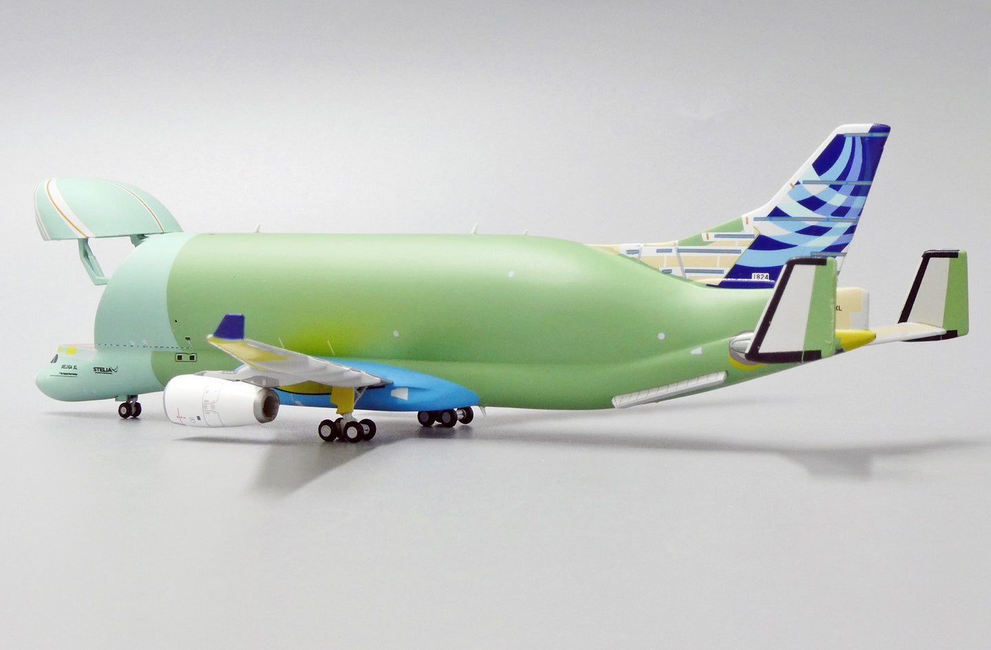 JC WINGS A330-700L AIRBUS TRANSPORT INTERNATIONAL "BARE METAL" REG: F-WBXL