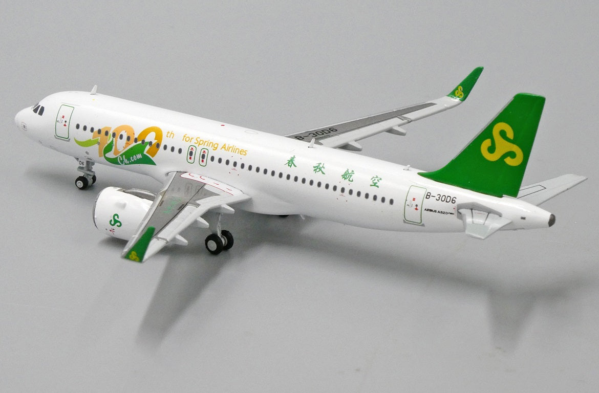 JC WINGS A320NEO SPRING AIRLINES "100TH FOR SPRING AIRLINES" REG: B-30D6