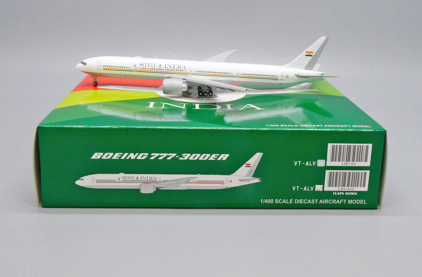 JC WINGS B777-300ER GOVERNMENT OF INDIA (FLAPS DOWN) REG: VT-ALV