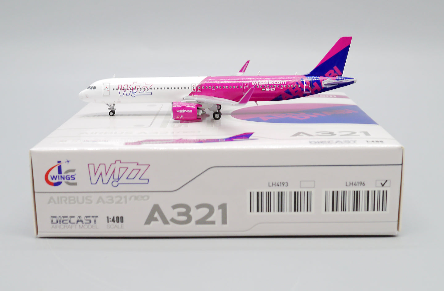 JC WINGS A321NEO WIZZ AIR ABU DHABI REG: A6-WZA