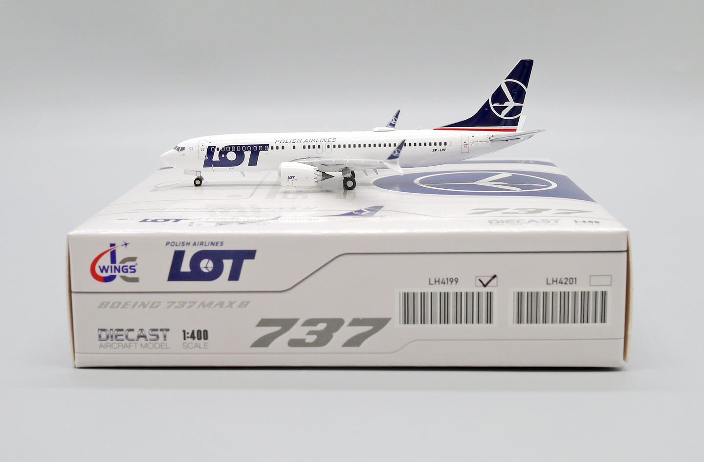 JC WINGS B737-8 MAX POLISH AIRLINE REG: SP-LVF