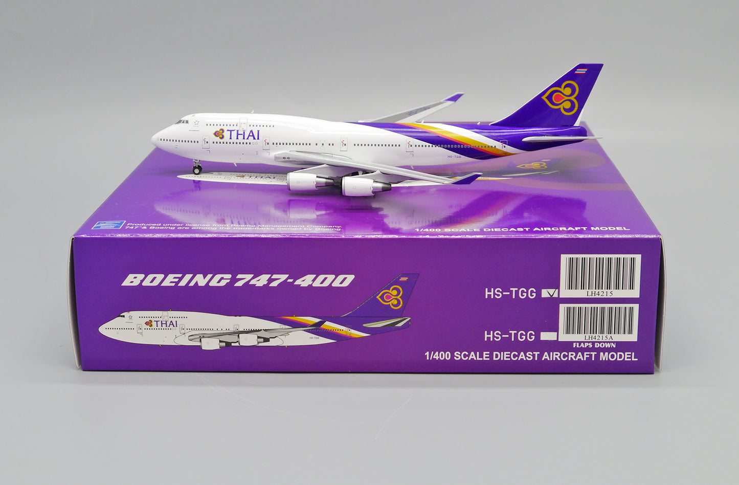 JC WINGS B747-400 THAI AIRWAYS REG: HS-TGG