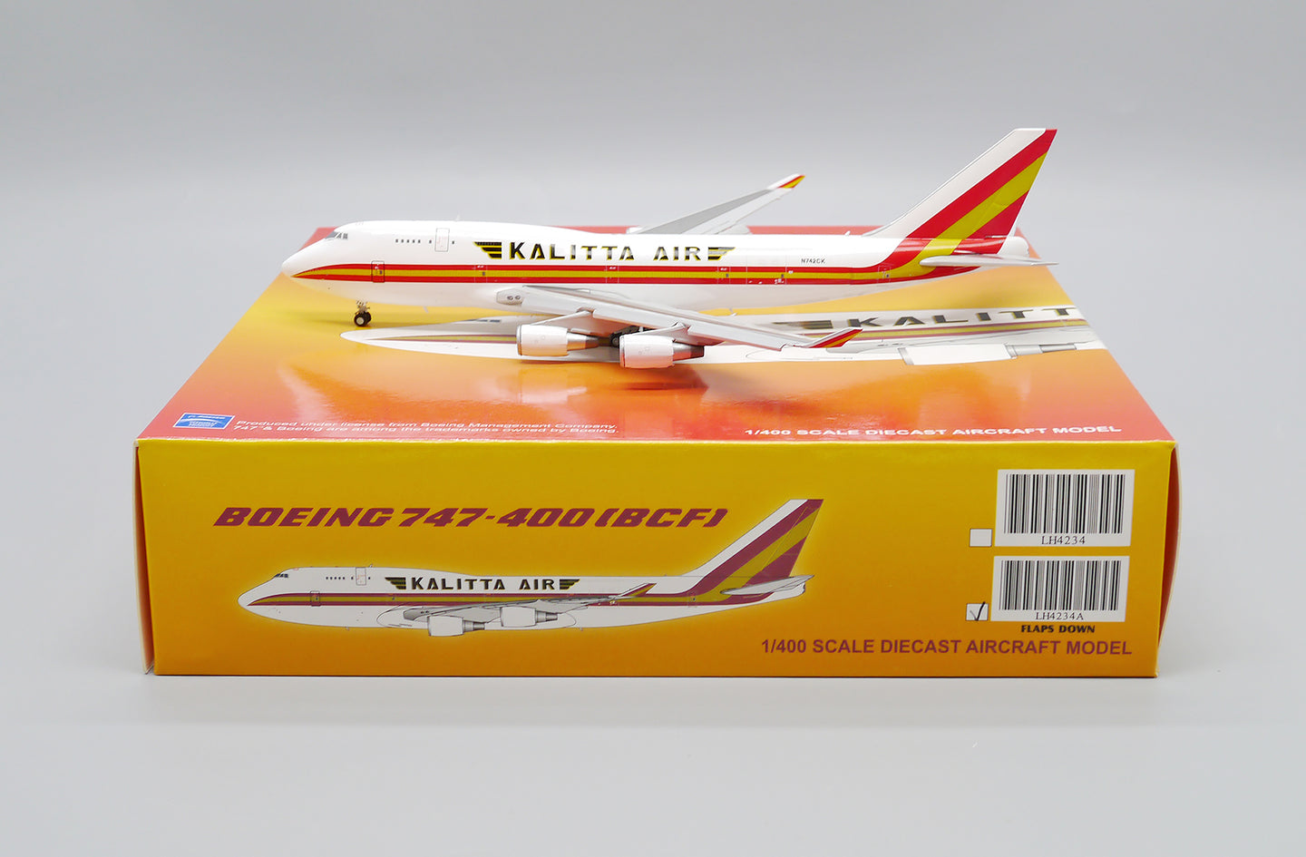JCWINGS B747-400(BCF) FLAPS DOWN REG: N742CK