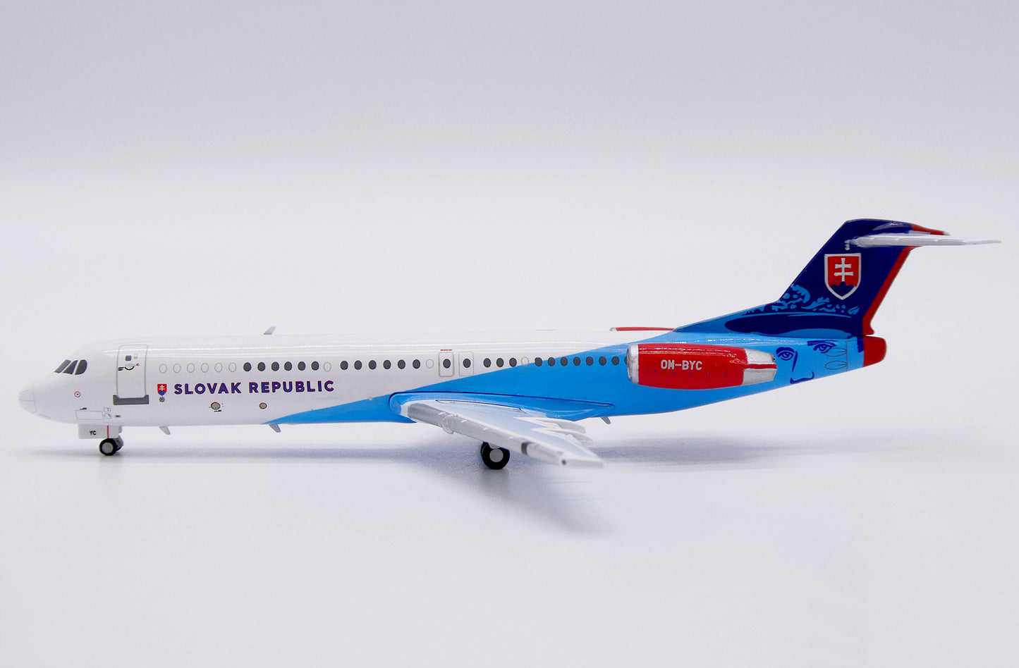 JC WINGS FOKKER 100 SLOVAKIAN GOVERNMENT FLYING SERVICE REG: OM-BYC