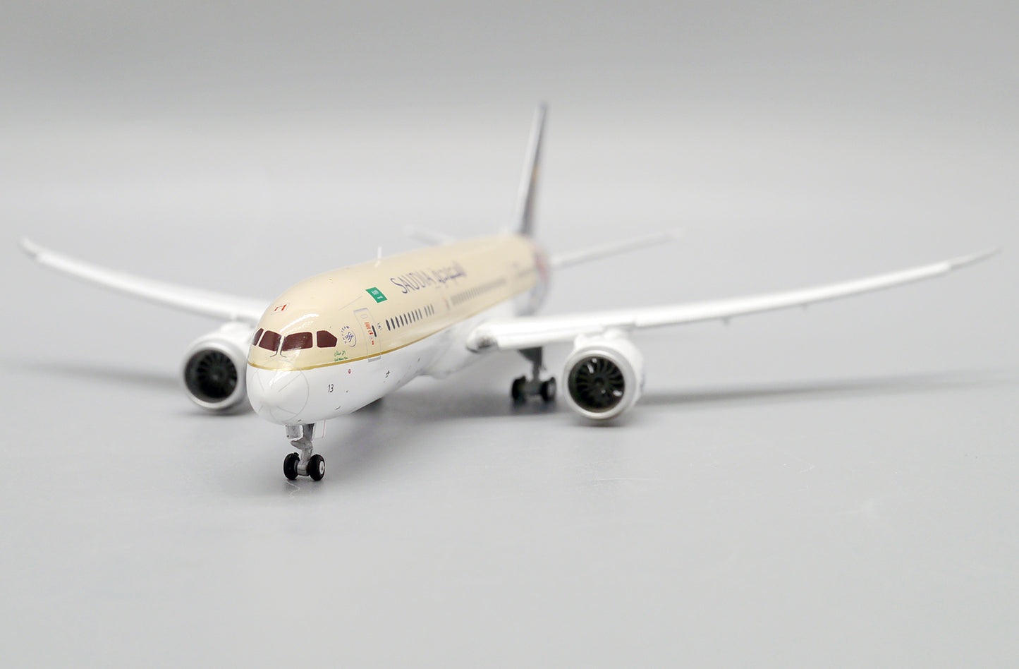 JC WINGS B787 SAUDI ARABIAN AIRLINES (FLAPS DOWN) REG: HZ-AR13