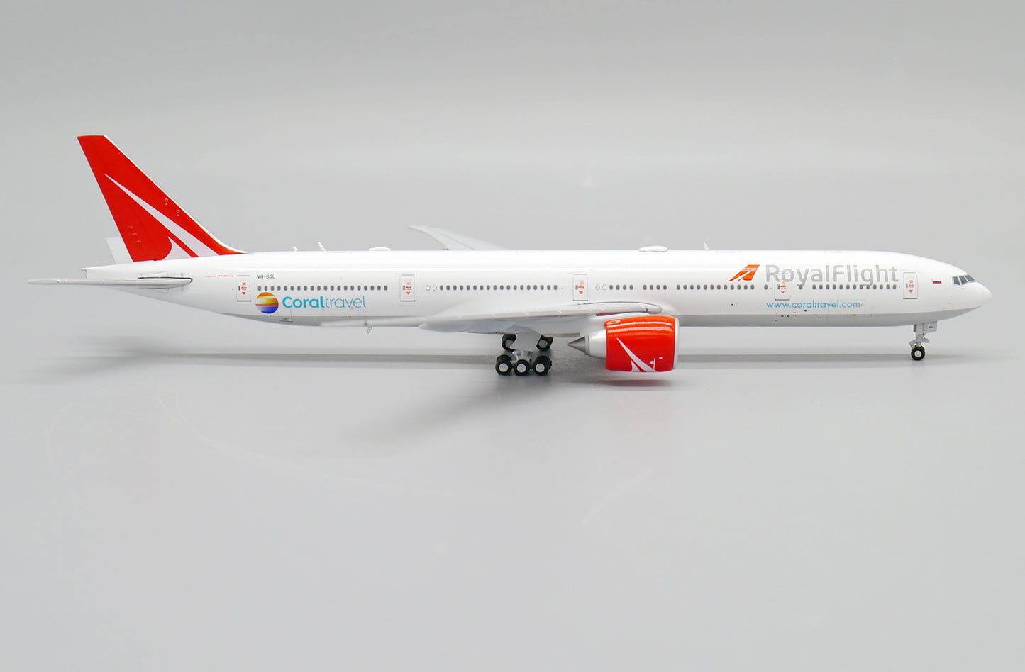 JC WINGS B777-300ER ROYAL FLIGHT REG: VQ-BGL