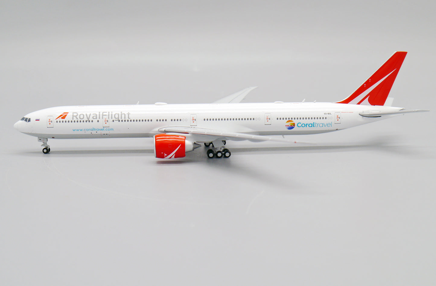 JC WINGS B777-300ER ROYAL FLIGHT REG: VQ-BGL