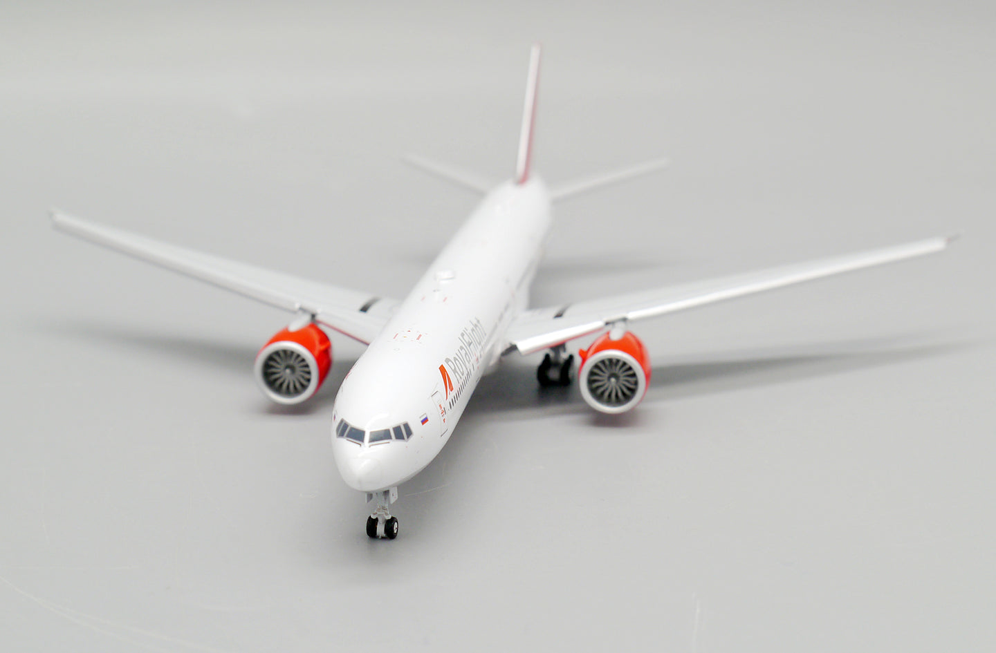 JC WINGS B777-300ER ROYAL FLIGHT (FLAPS DOWN) REG: VQ-BGL
