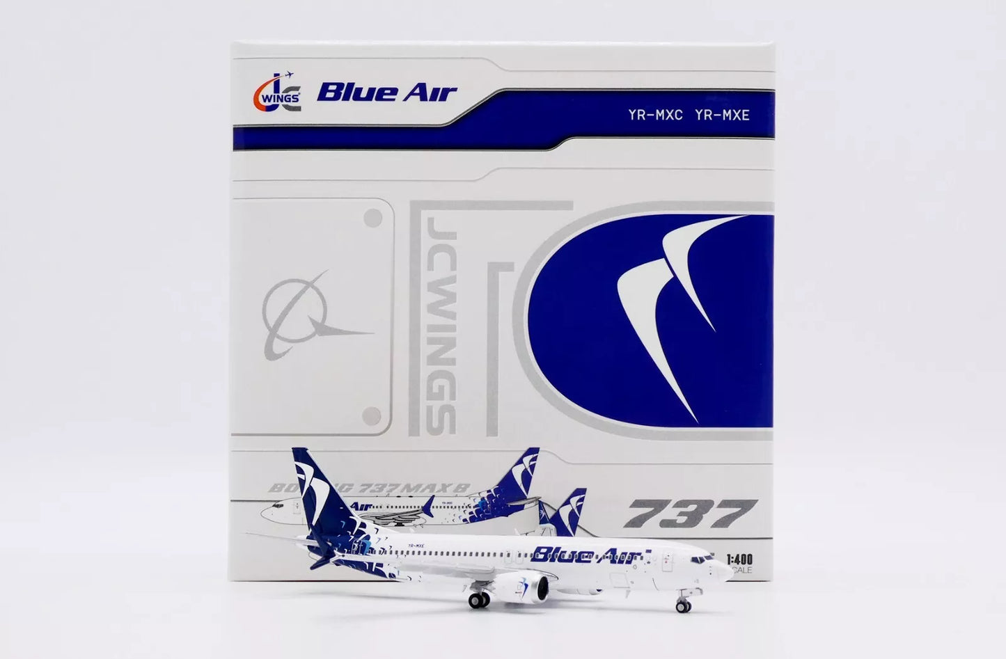 JC WINGS B737 MAX 8 BLUE AIR REG: YR-MXE
