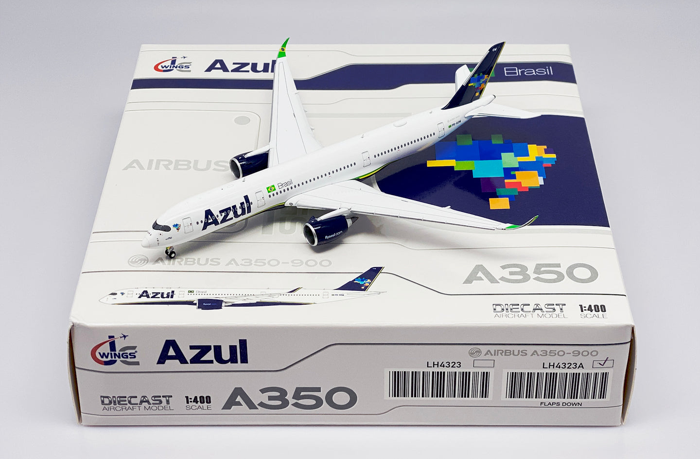 JC WINGS A350-900XWB AZUL LINHAS AEREAS BRASILEIRAS FLAP DOWN REG: PR-AOW