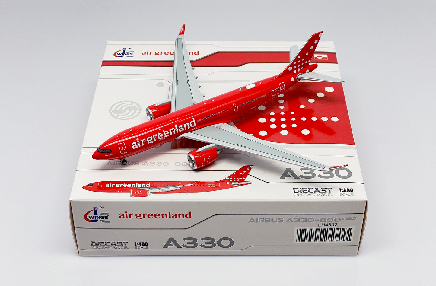 JCWINGS A330-800NEO AIR GREENLAND REG: OY-GKN