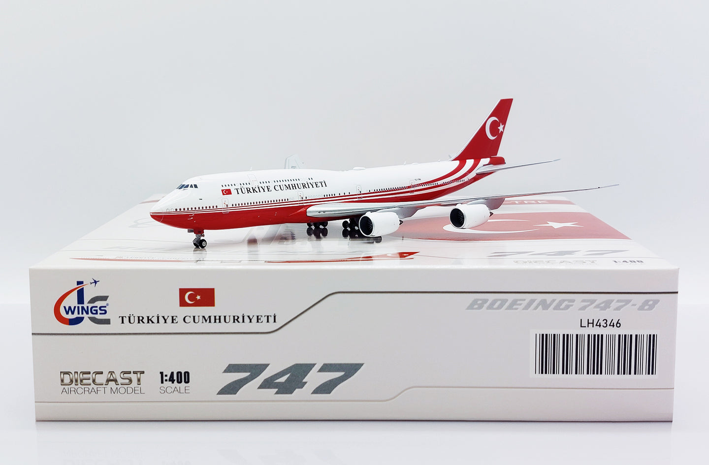 JC WINGS B747-8(BBJ) TURKEY GOVERNMENT REG: TC-TRK
