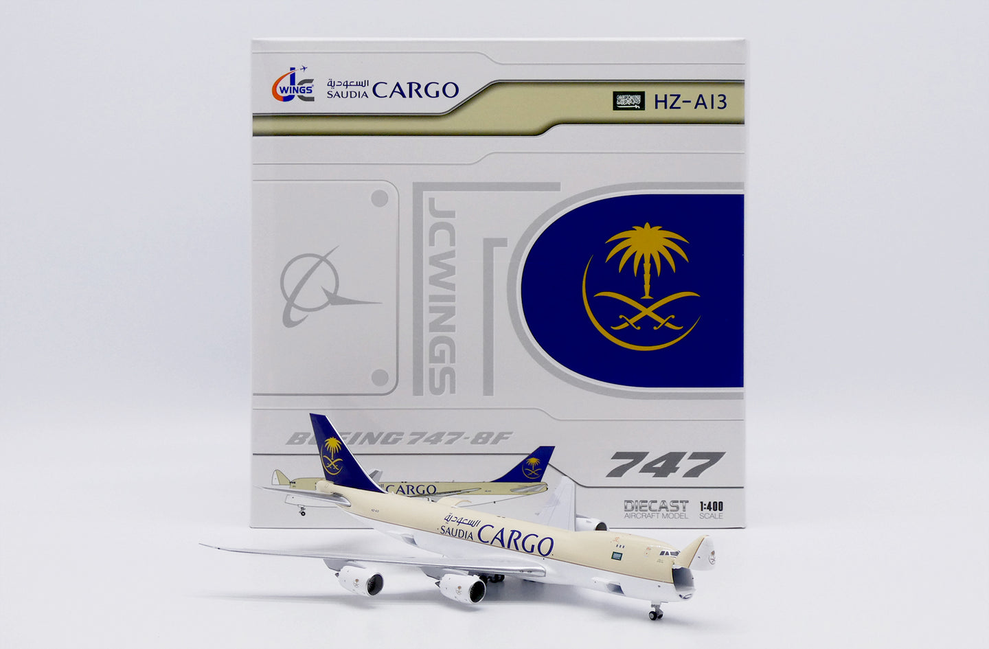 JC WINGS B747-8F SAUDIA CARGO (INTERACTIVE SERIES) REG: HZ-A13