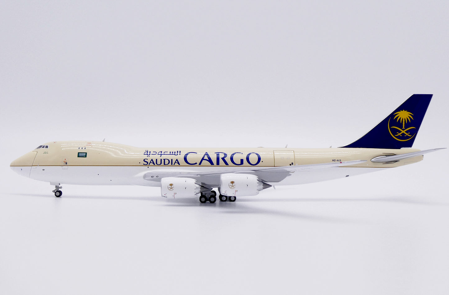 JC WINGS B747-8F SAUDIA CARGO (INTERACTIVE SERIES) REG: HZ-A13