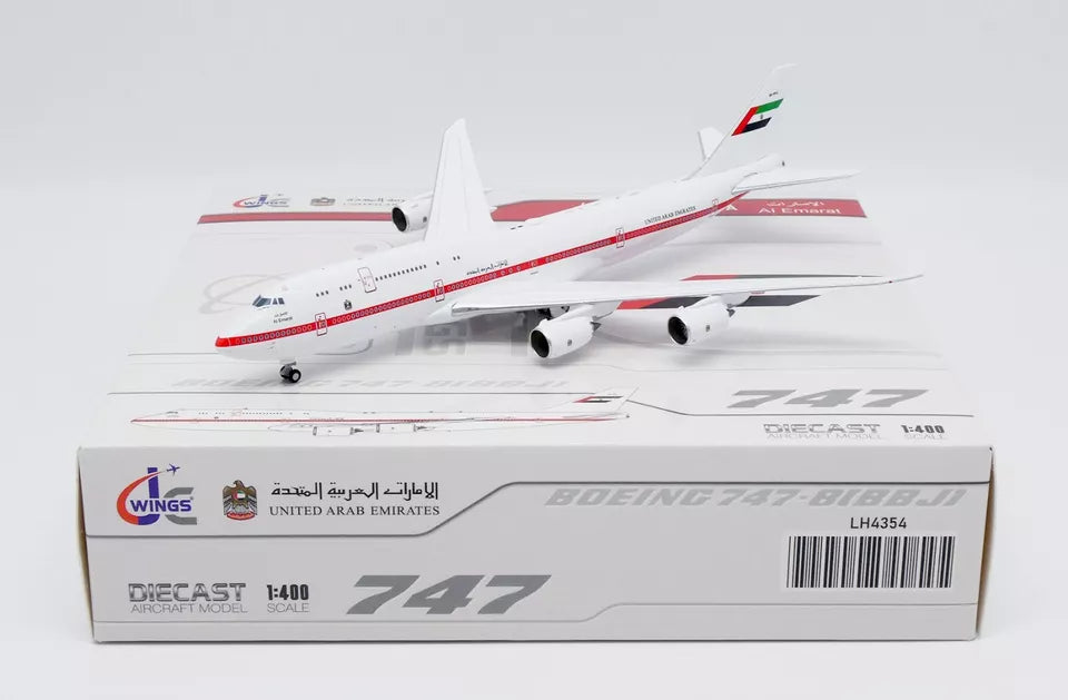 JC WINGS B747-8(BBJ) ABU DHABI AMIRI FLIGHT REG: A6-PFA