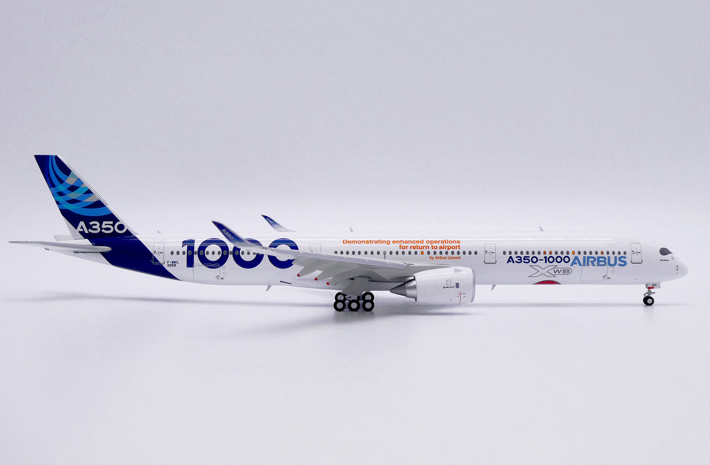 JC WINGS A350-1000XWB AIRBUS INDUSTRIE "AIRBUS UPNEXT" FLAPS DOWN REG: F-WMIL