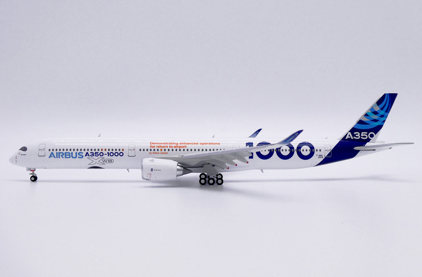 JC WINGS A350-1000XWB AIRBUS INDUSTRIE "AIRBUS UPNEXT" FLAPS DOWN REG: F-WMIL