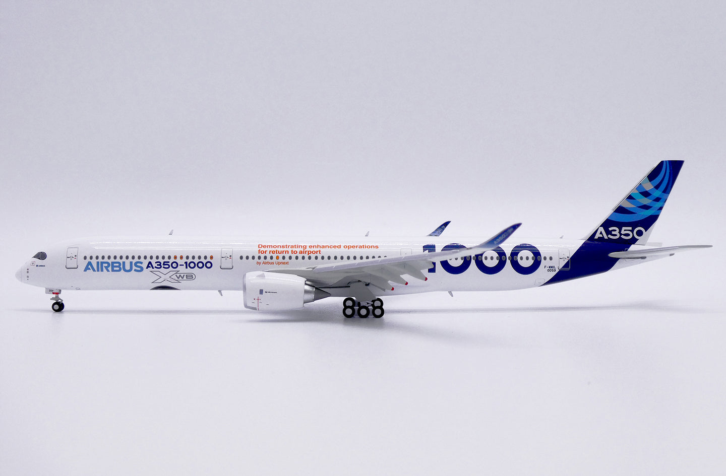 JC WINGS A350-1000XWB AIRBUS INDUSTRIE "AIRBUS UPNEXT" FLAPS DOWN REG: F-WMIL