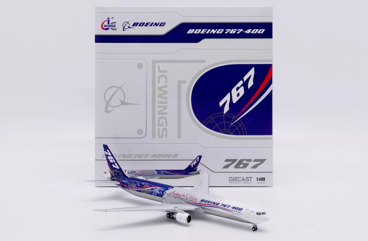 JC WINGS B767-400ER BOEING HOUSE COLOUR "LEADING THE WAY" (POLISHED) REG: N76400
