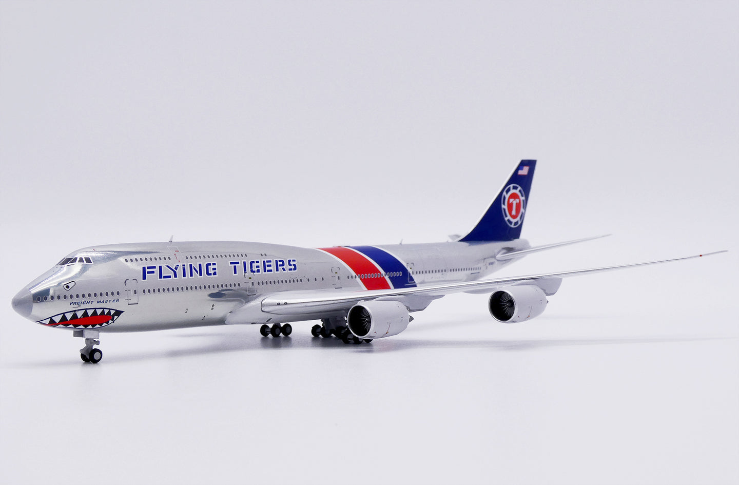 JC WINGS B747-8(BCF) FLYING TIGERS "FANTASY" (POLISHED) REG: N748FT