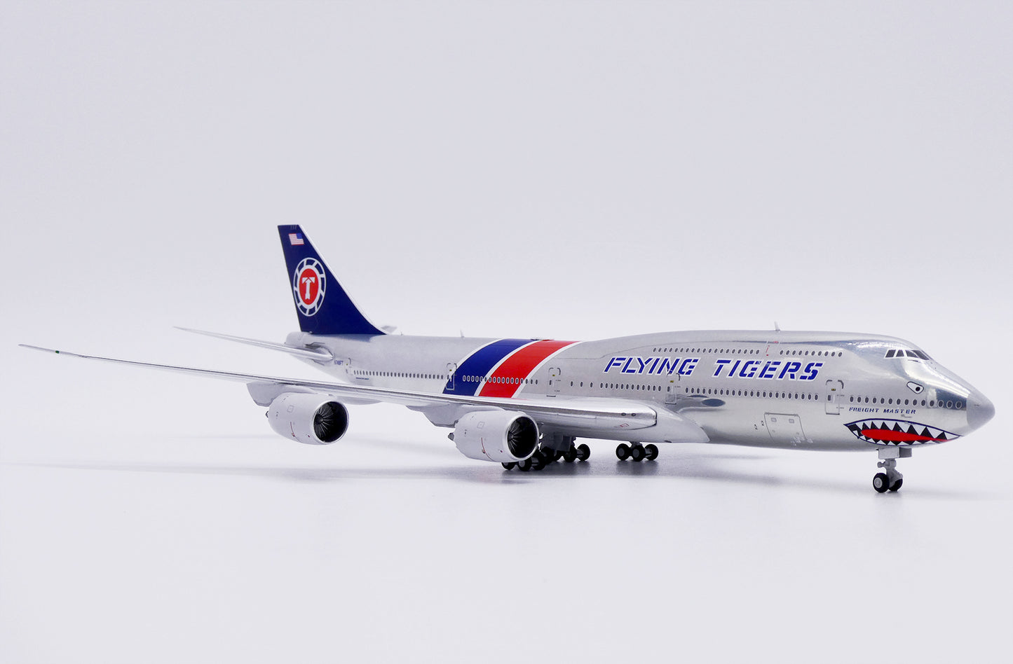JC WINGS B747-8(BCF) FLYING TIGERS "FANTASY" (POLISHED) REG: N748FT