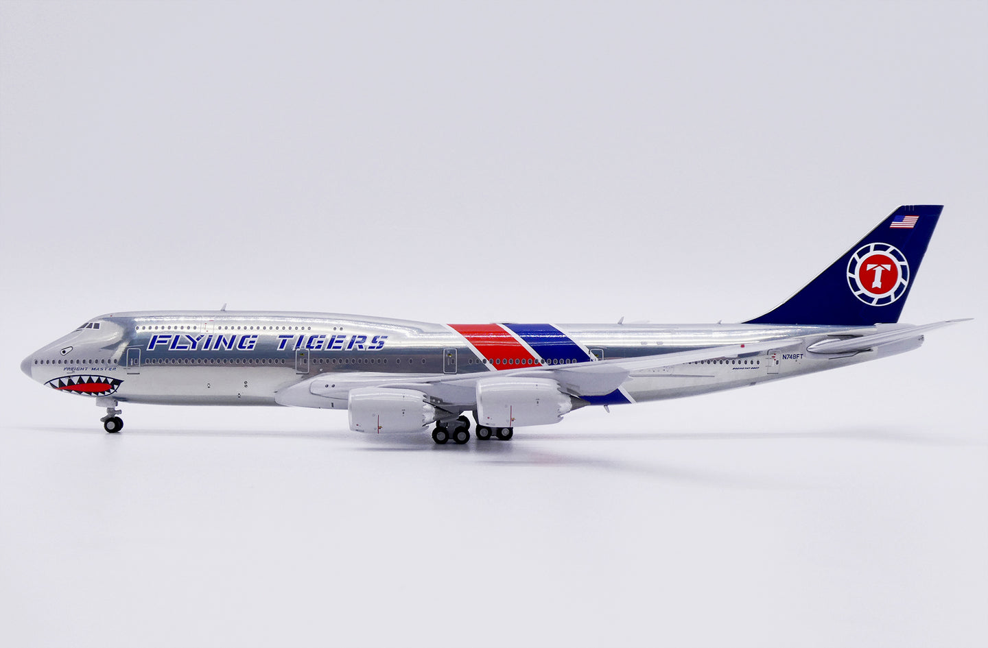 JC WINGS B747-8(BCF) FLYING TIGERS "FANTASY" (POLISHED) REG: N748FT