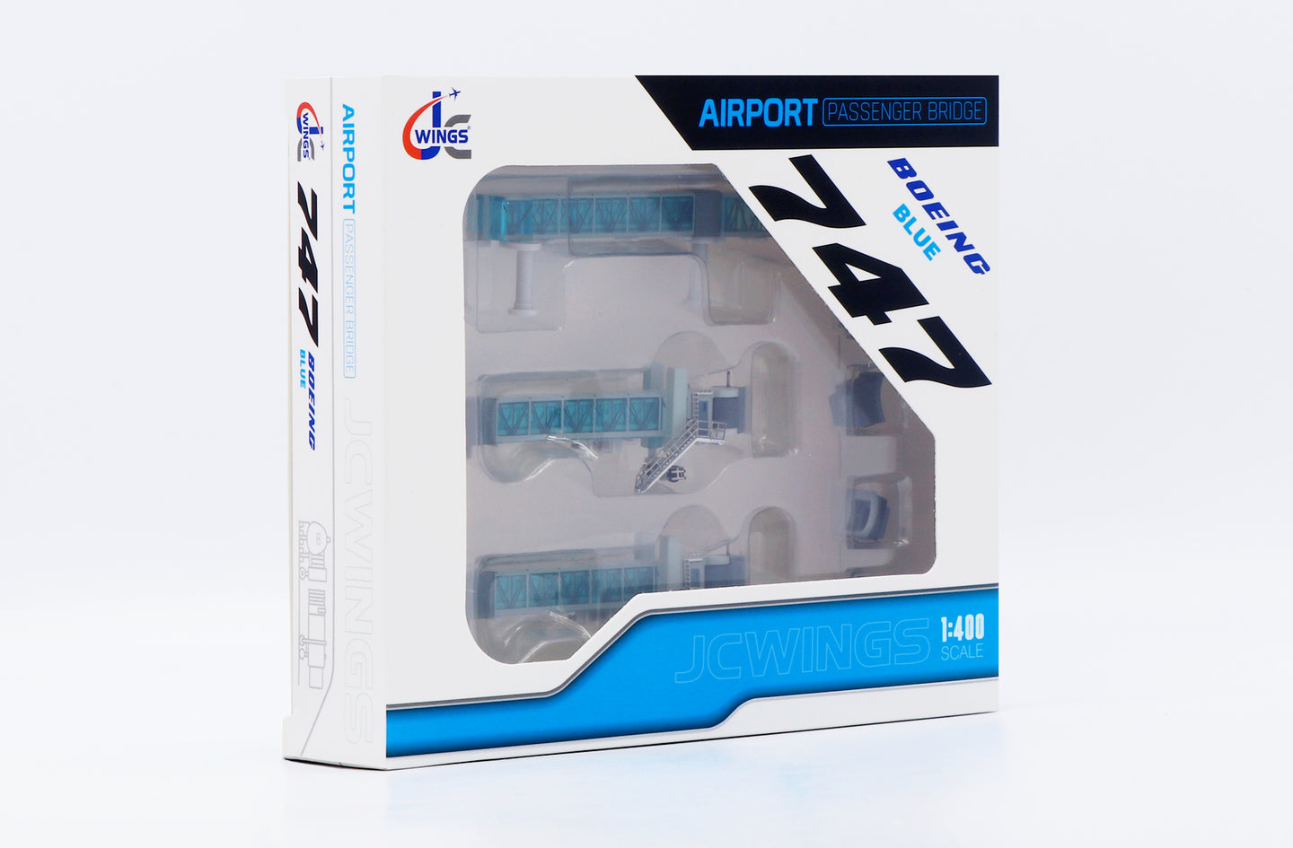 JC WINGS AIR PASSENGER BRIDGE FOR B747 (BLUE)