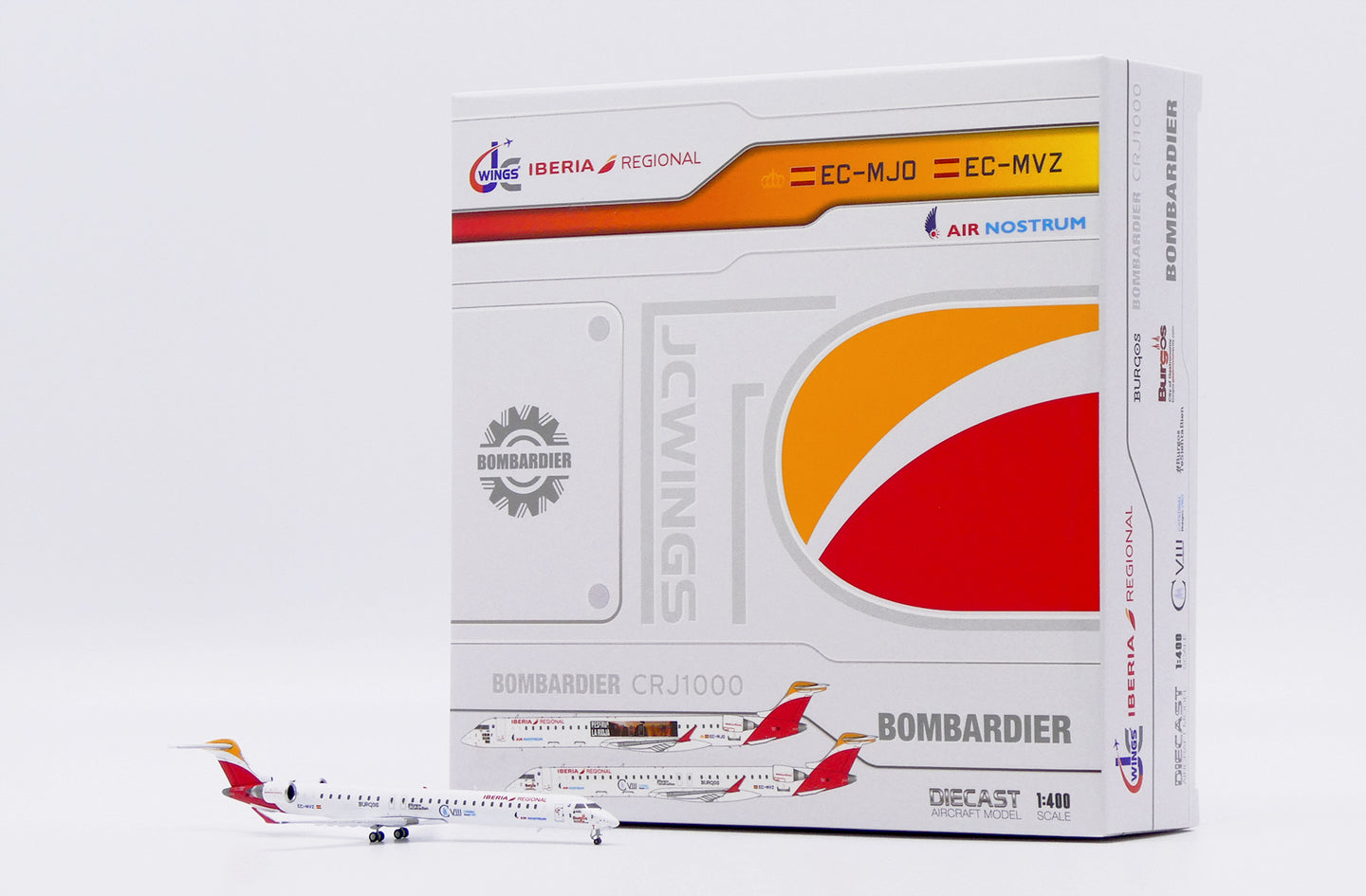 JC WINGS CRJ-1000 IBERIA REGIONAL "BURGOS CITY OF GASTRONOMY" REG: EC-MVZ