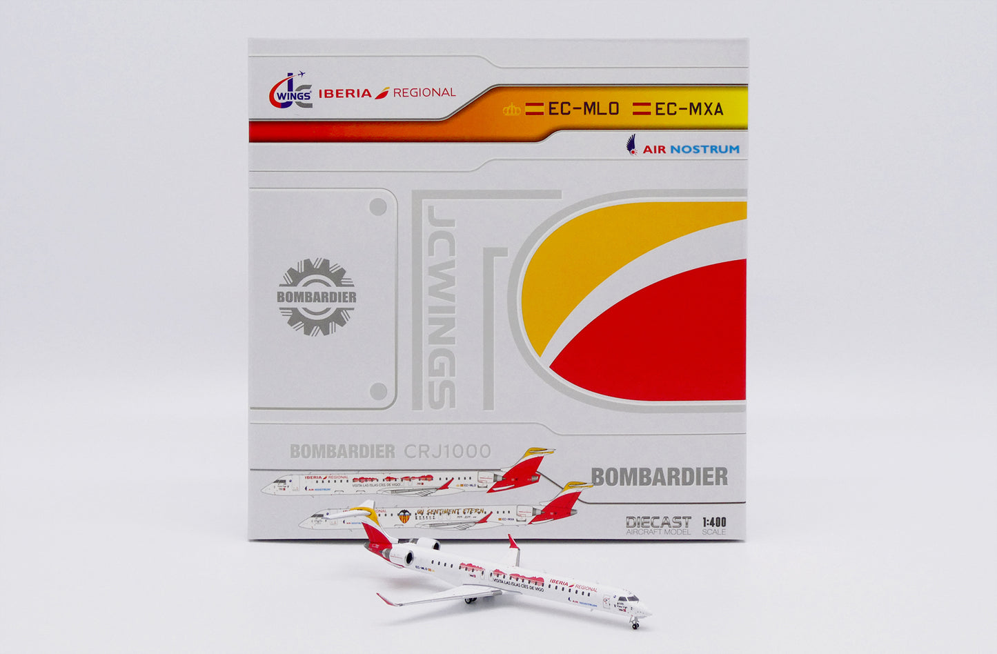JC WINGS CRJ-1000ER IBERIA REGIONAL (AIR NOSTRUM) "VISITA VIGO" REG: EC-MLO