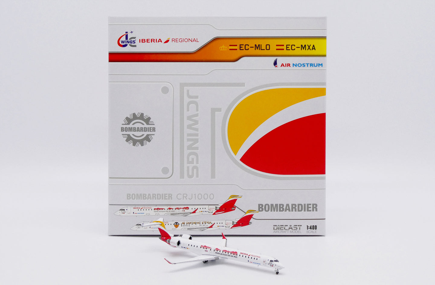 JC WINGS CRJ-1000ER IBERIA REGIONAL (AIR NOSTRUM) "VISITA VIGO" REG: EC-MLO