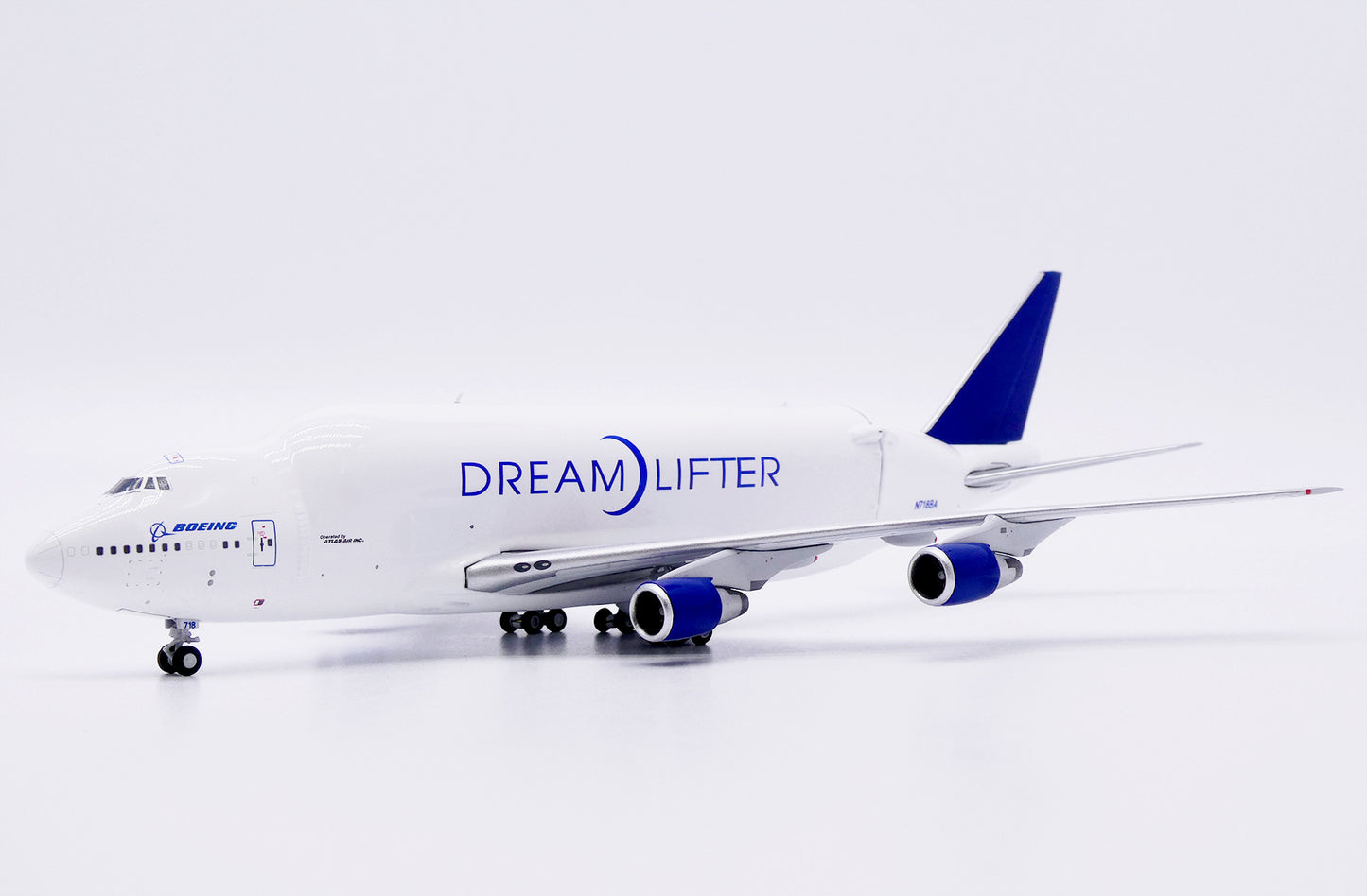 JC WINGS B747-400LCF DREAMLIFTER BOEING COMPANY (INTERACTIVE SERIES) REG: N718BA