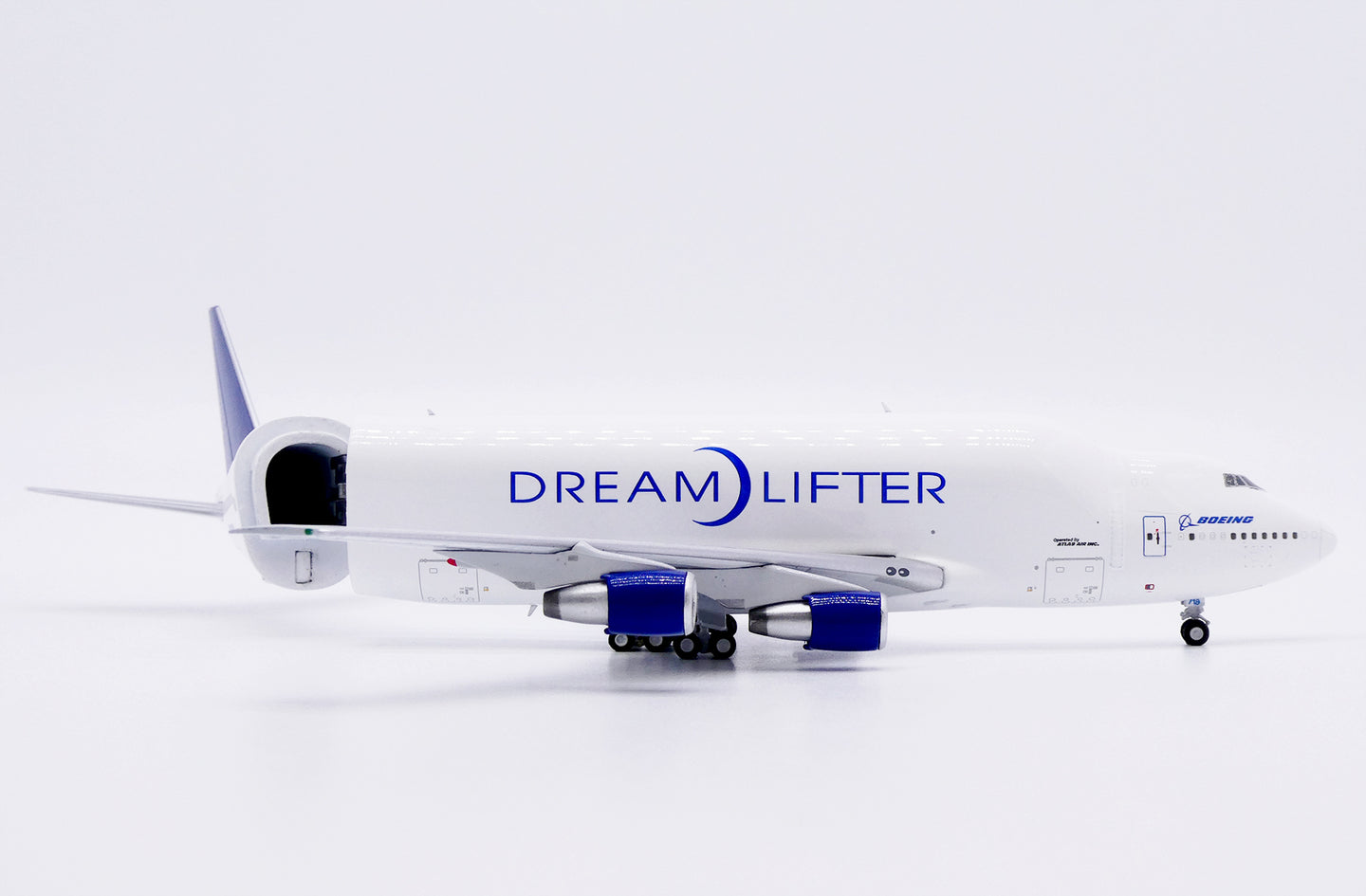 JC WINGS B747-400LCF DREAMLIFTER BOEING COMPANY (INTERACTIVE SERIES) REG: N718BA