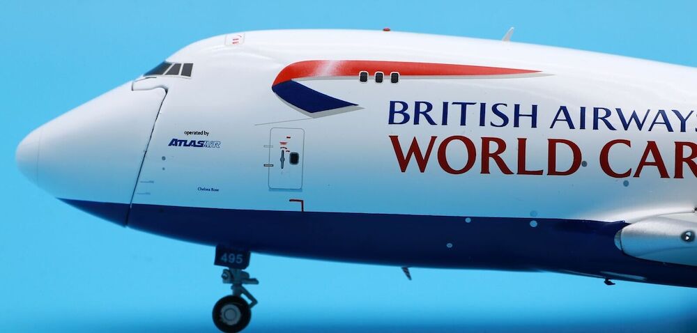 JCWINGS B747-400F(SCD) BRITISH AIRWAYS CARGO (INTERACTIVE SERIES) REG: N495MC