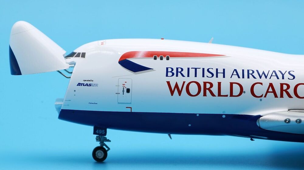 JCWINGS B747-400F(SCD) BRITISH AIRWAYS CARGO (INTERACTIVE SERIES) REG: N495MC