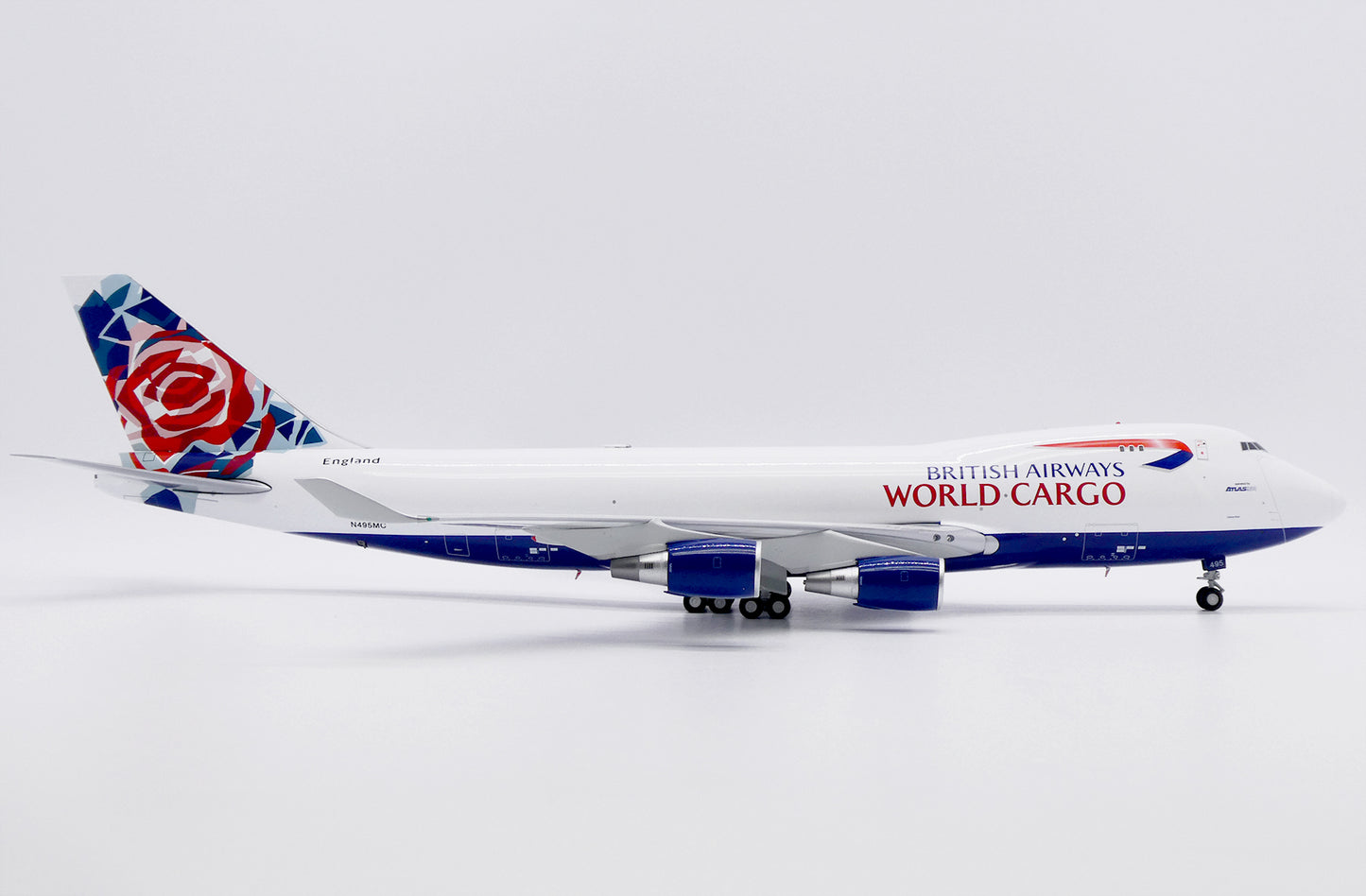 JC WINGS B747-400F BRITISH AIRWAYS WORLD CARGO (ATLAS AIR) "CHELSEA ROSE" REG: N495MC