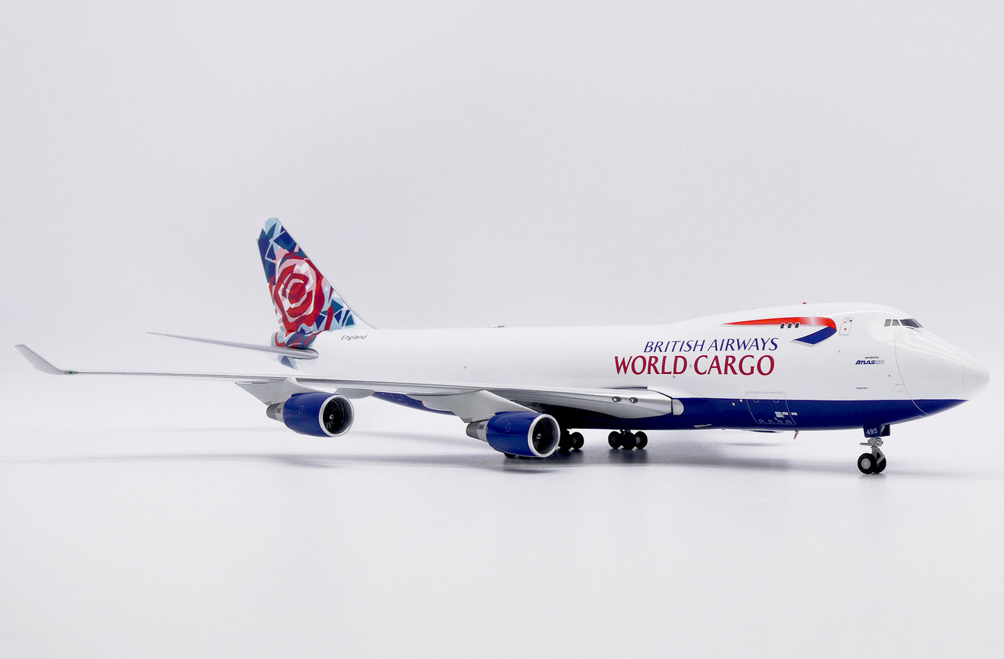 JC WINGS B747-400F BRITISH AIRWAYS WORLD CARGO (ATLAS AIR) "CHELSEA ROSE" REG: N495MC