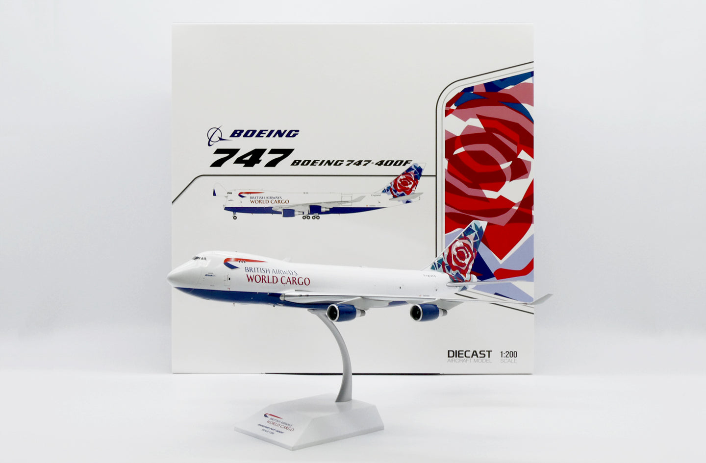 JC WINGS B747-400F BRITISH AIRWAYS WORLD CARGO (ATLAS AIR) "CHELSEA ROSE" REG: N495MC